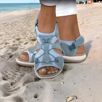 Damen Trekkingsandalen Klettverschluss - Norvielle