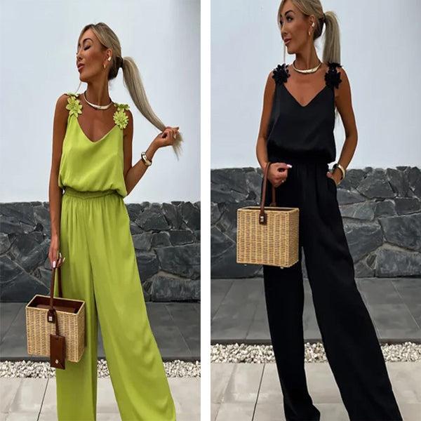 Stilvolle Damen Sommerjumpsuit