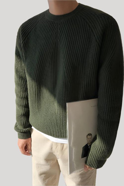 Norvielle Herren Gerippter Pullover Elegantes Design