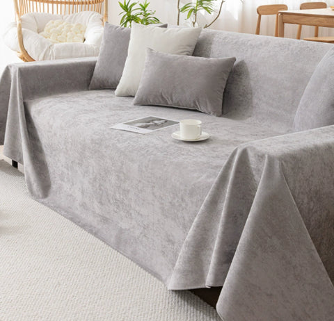Wasserfeste Sofa-Decke Kratzfest Staubschutz Beige