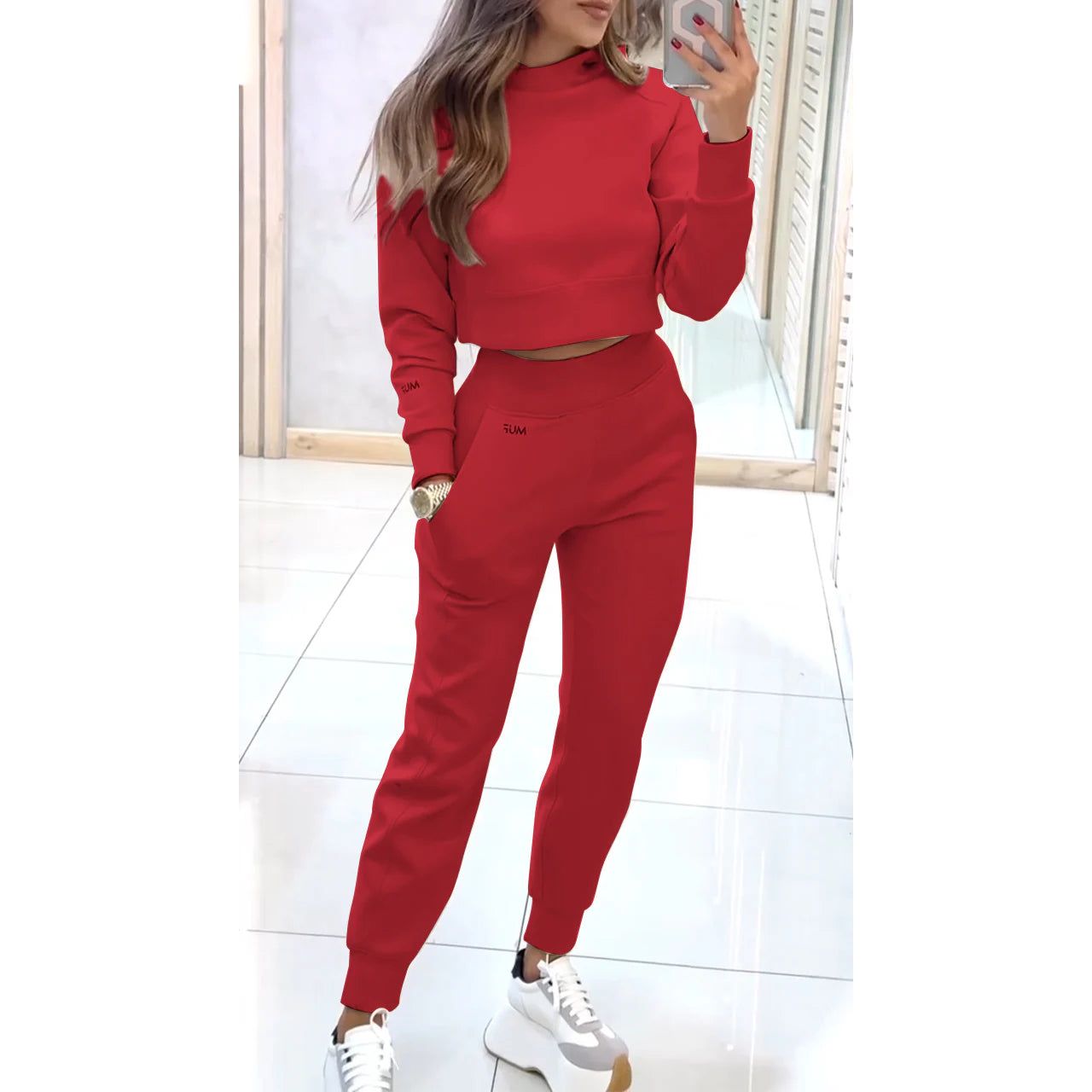 Damen 2-teiliges Outfit Set Stilvoll