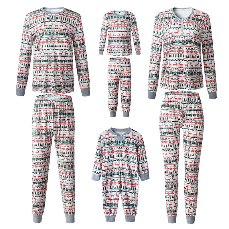 Weihnachtsoutfit Familie Festlich Größe XS-5XL