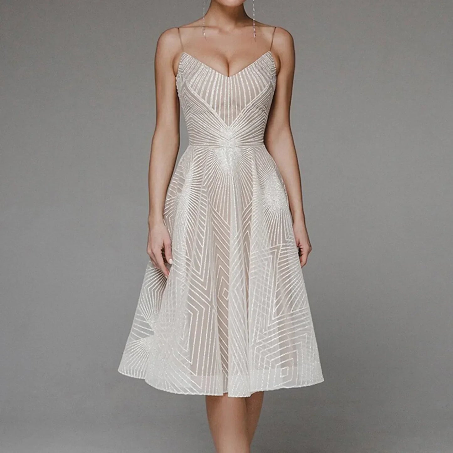 Elegantes Damen A-Linie Cocktailkleid - Norvielle