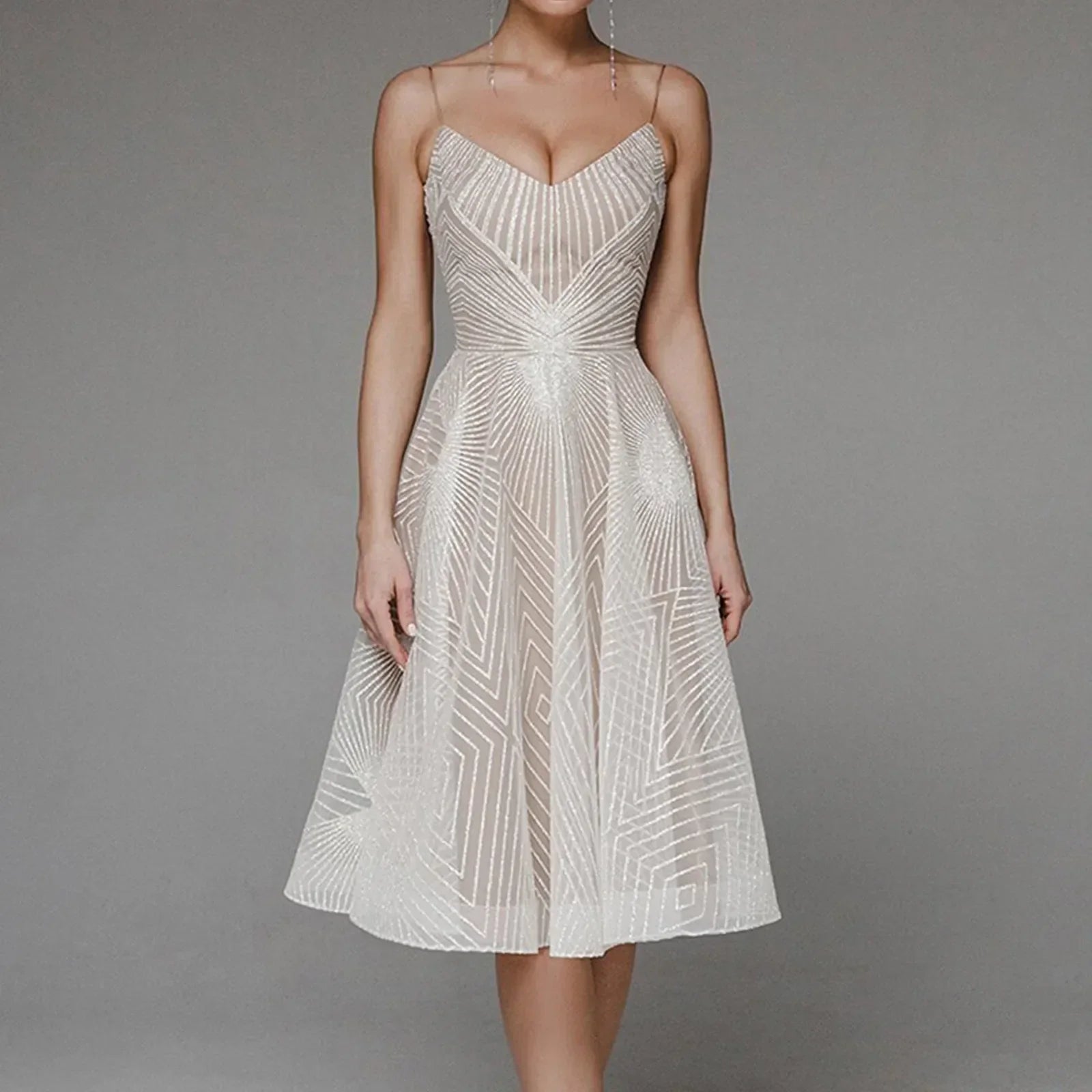 Elegantes Damen A-Linie Cocktailkleid - Norvielle