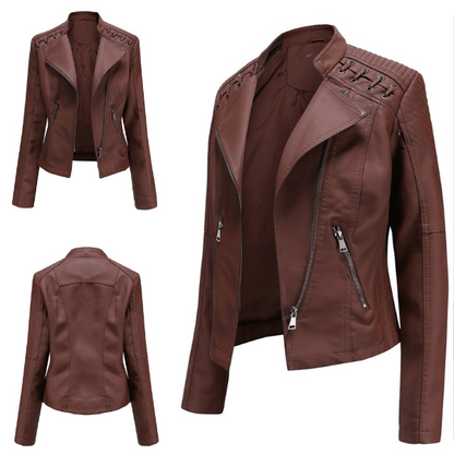 Damen Kurzjacke Lange Ärmel