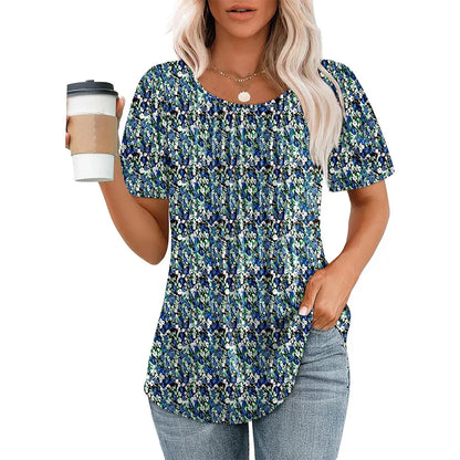 Elegantes Damen T-Shirt Sommerweiß