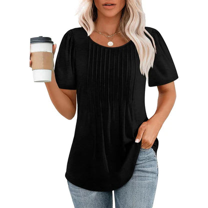 Elegantes Damen T-Shirt Sommerweiß