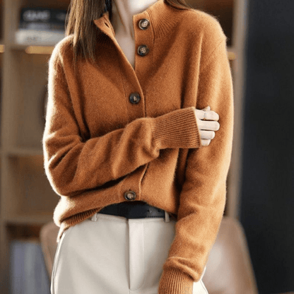 Ingrid Damen Strickgilet Cashmere Beige