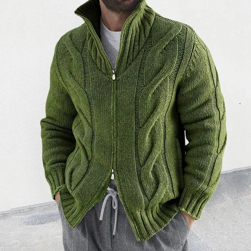 Norvielle Herren Strickjacke Klassisch Bequem