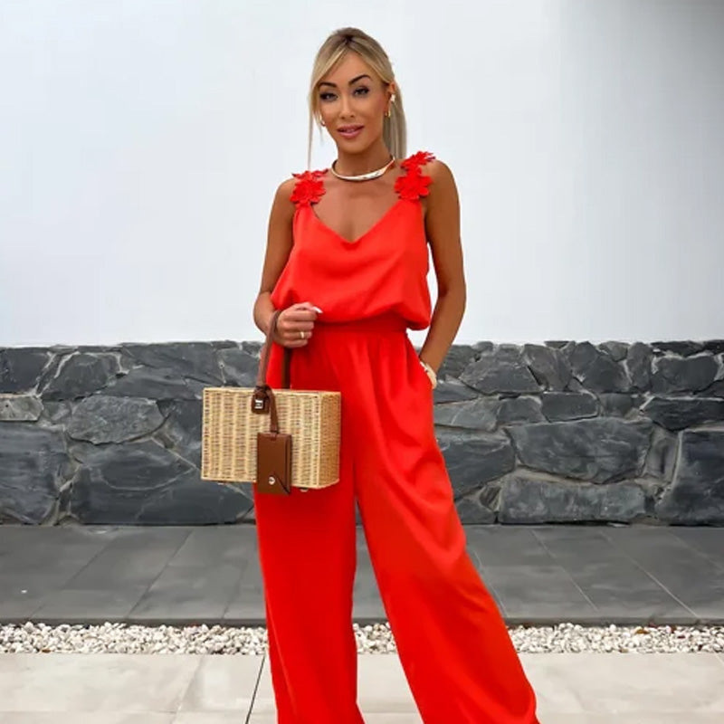 Stilvolle Damen Sommerjumpsuit