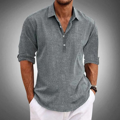 Herren Polo Kurzarmshirt Baumwolle Weiß