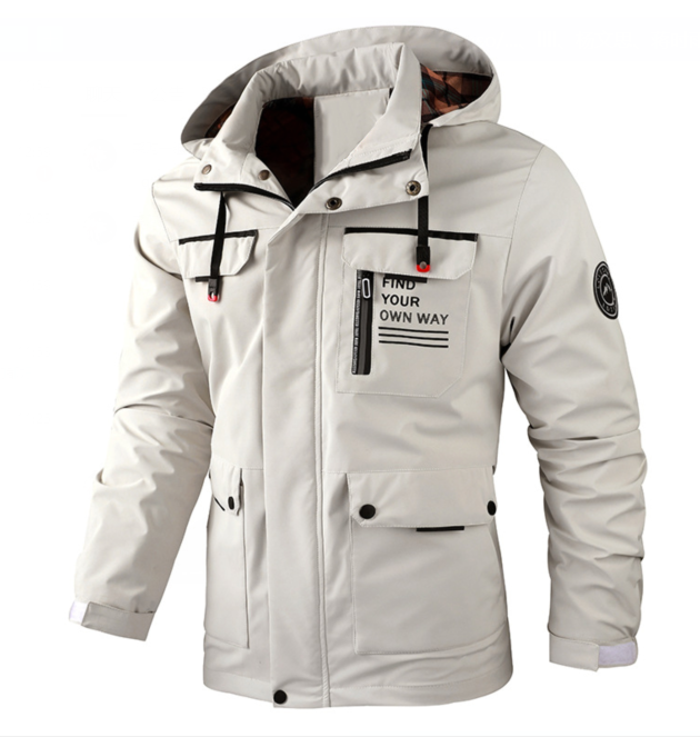 Herren Leichte Wasserdichte Regenjacke Winter Christian - Norvielle