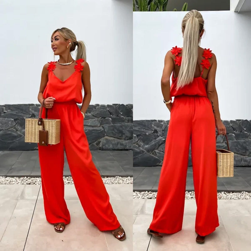Stilvolle Damen Sommerjumpsuit