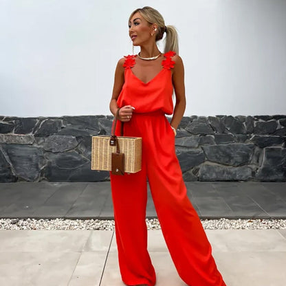 Stilvolle Damen Sommerjumpsuit