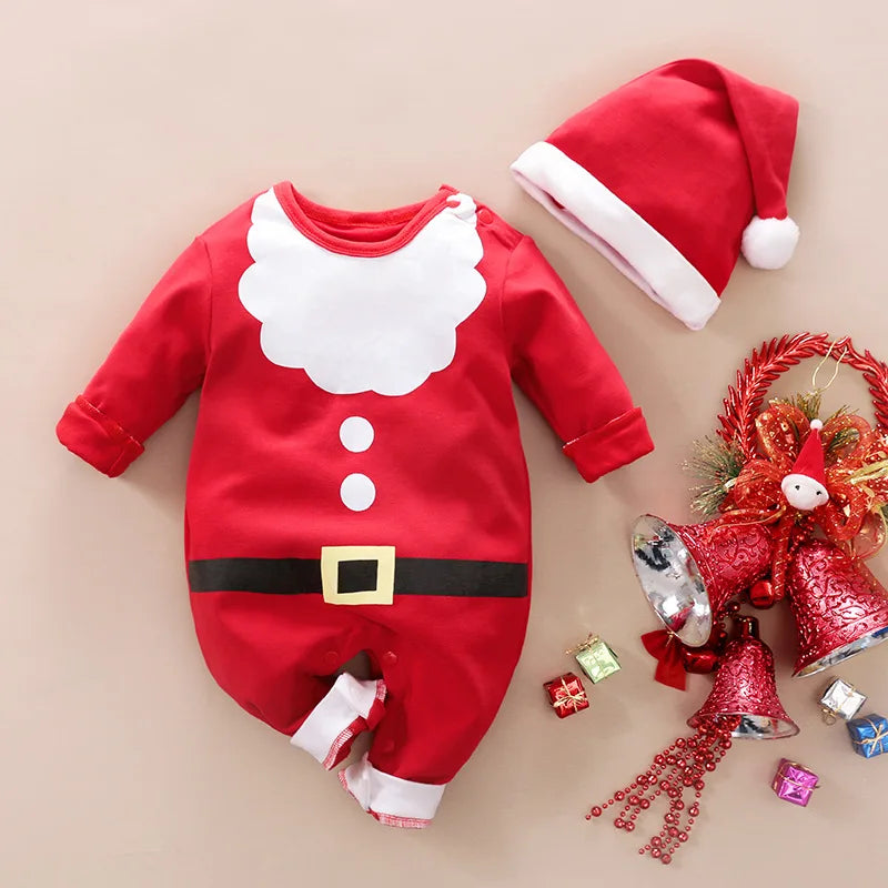 Weiches Baby-Weihnachtskostüm Baumwolle