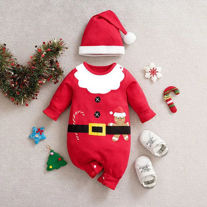 Weiches Baby-Weihnachtskostüm Baumwolle