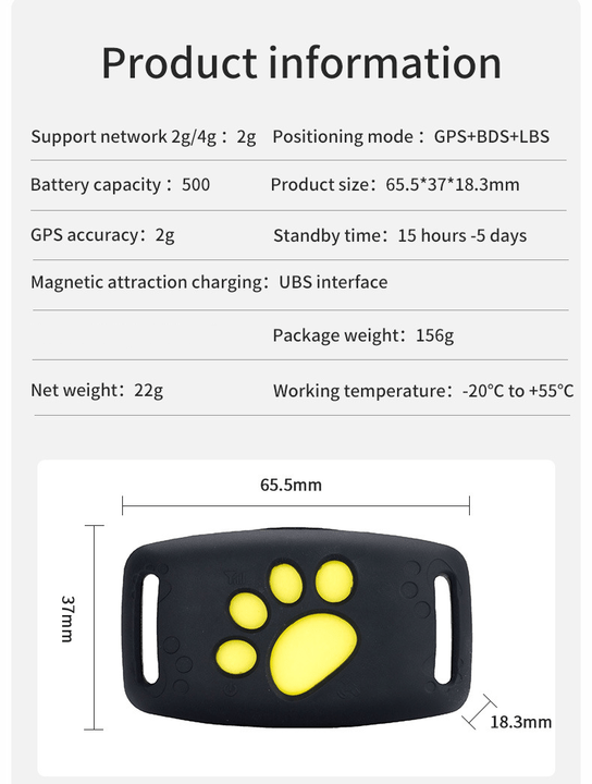 GPS Katzen-Tracker Echtzeit Ortung ohne Abonnement
