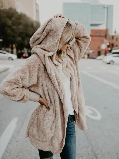 Lia | Warme Teddy Fleecejacke Zendoo.de