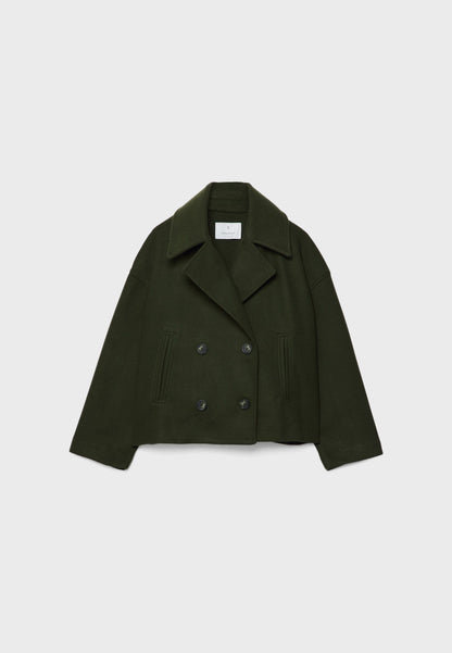 Damen Winterjacke Kurz Doppelreißverschluss Stilvoll