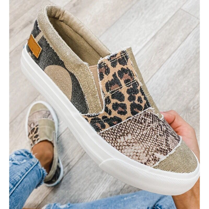 Damen Sneaker Niedriger Schaft Patch-Design