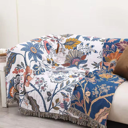 Baumwoll-Blumendeken 100% Baumwolle Floral Rustikal