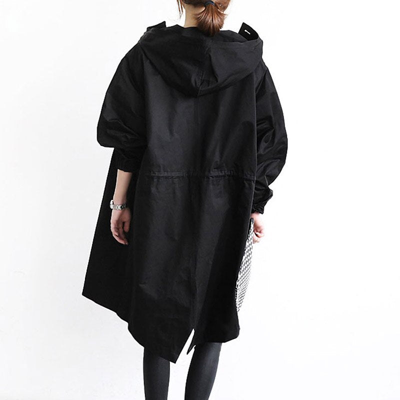 Norvielle Damen Trenchcoat Wasserabweisend