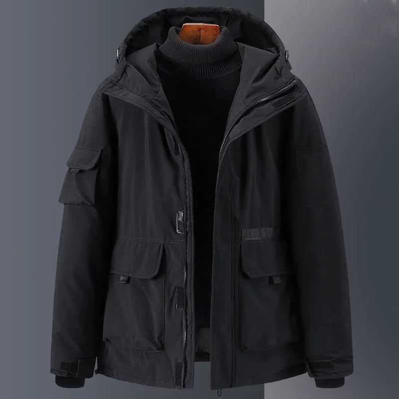 Daunenjacke Damen Relaxed Fit Mit Kapuze Isoliert Wasserabweisend