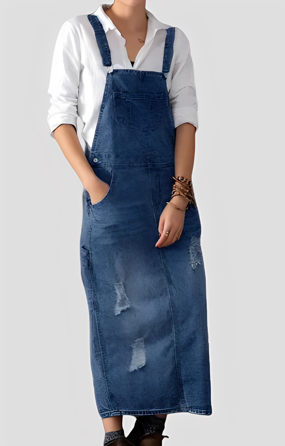 Katya Damen Overall Jeans