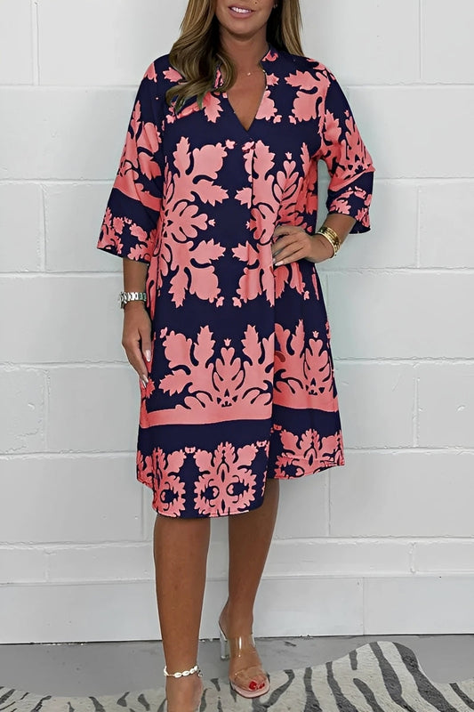 Damenkleid Entspannter Schnitt Stilvoll - Norvielle