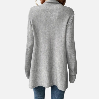 Damen Fransen-Pullover V-Ausschnitt mit Tasseln
