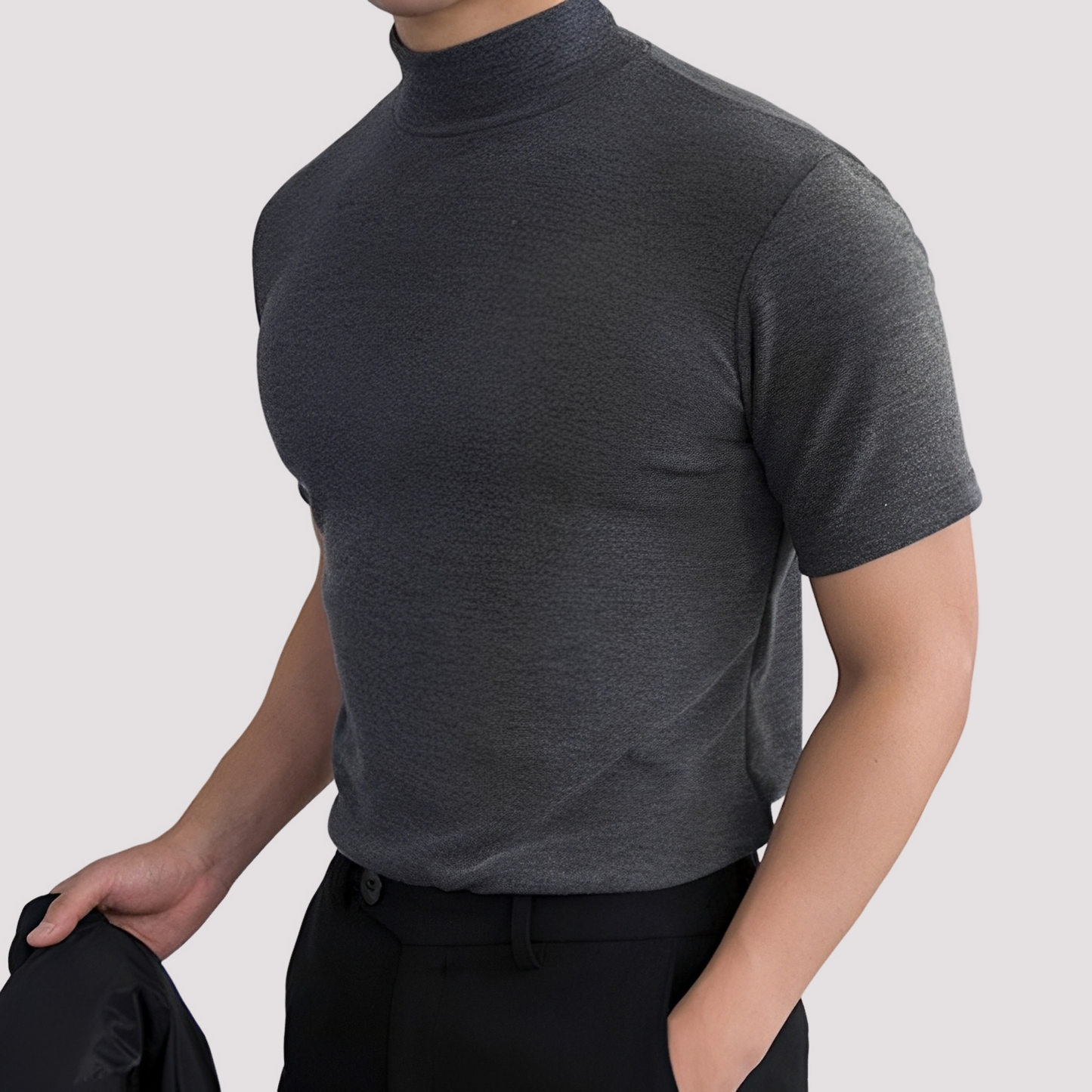 Herren T-Shirt Figurbetont Leicht Lässig - Norvielle