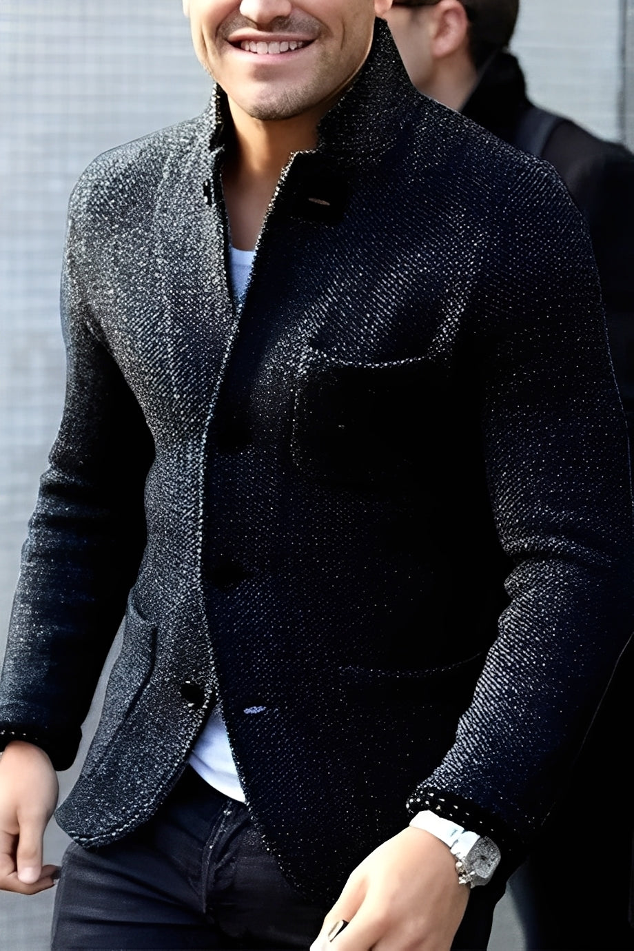 Herren Kurzmantel Slim-Fit Modern Maskulin