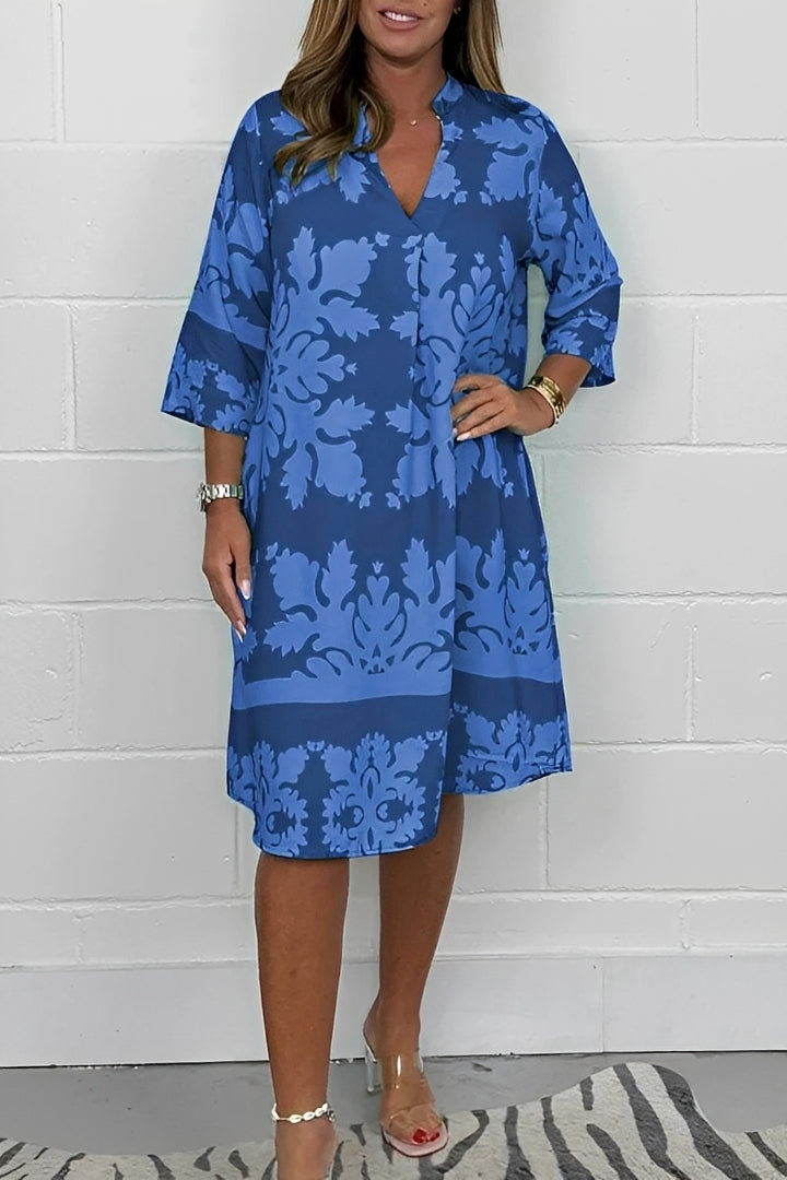 Damenkleid Entspannter Schnitt Stilvoll