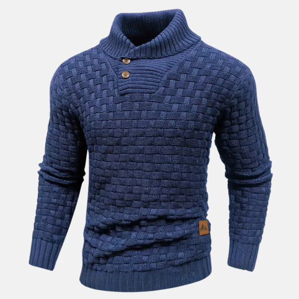 Quenby Herren Strickpullover Schalkragen Regular Fit - Norvielle