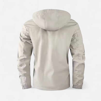 Herren Windbreaker Jacke Leicht Kapuze