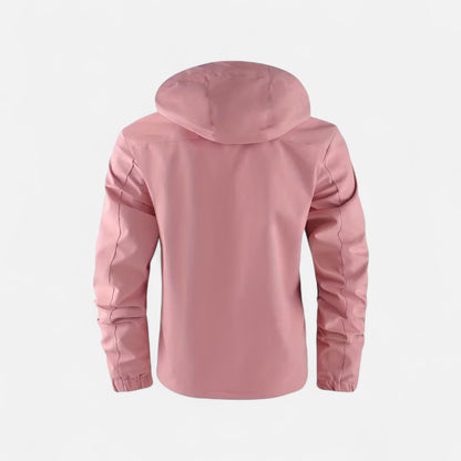 Herren Windbreaker Jacke Leicht Kapuze