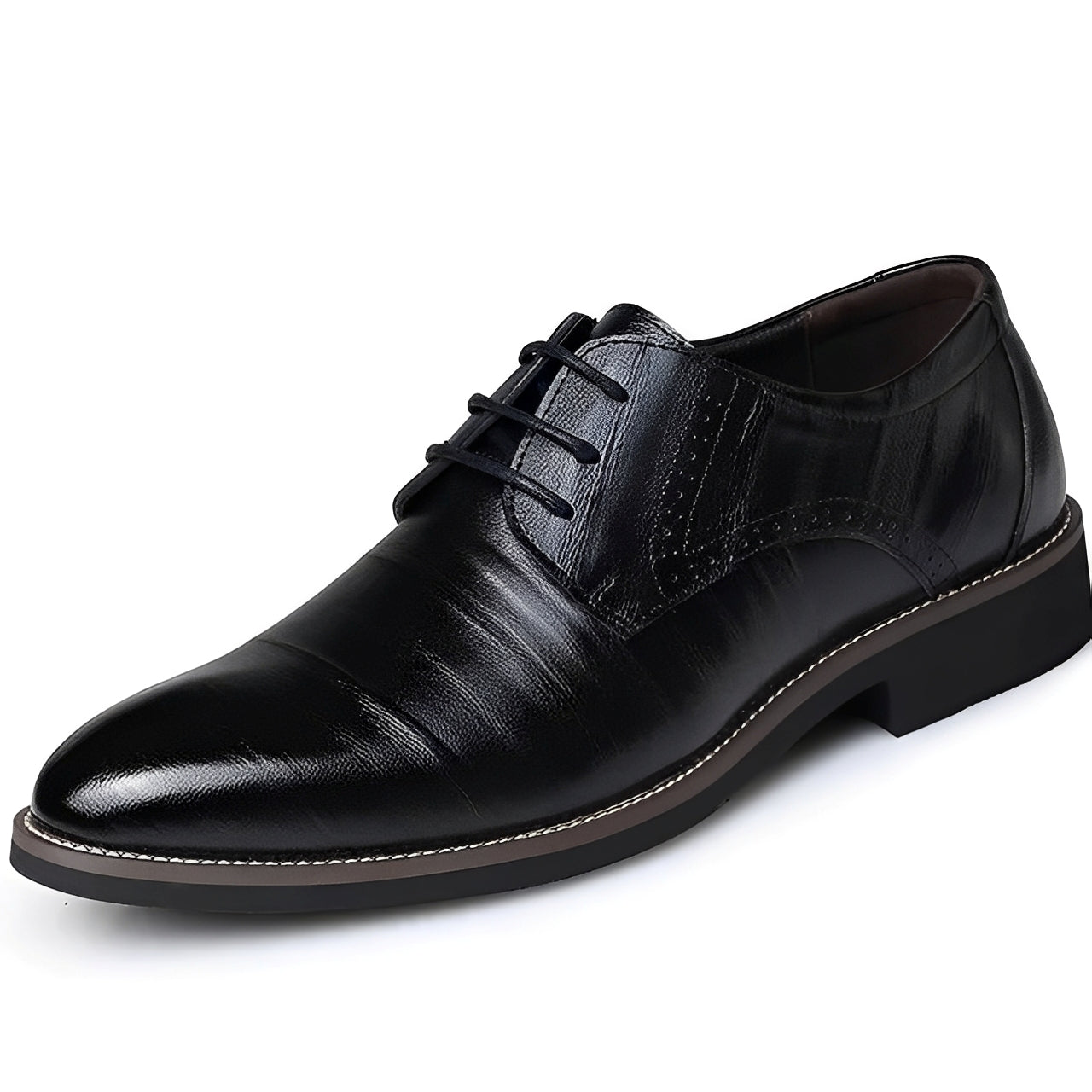 Hiro Herren Oxford-Schuhe Leder
