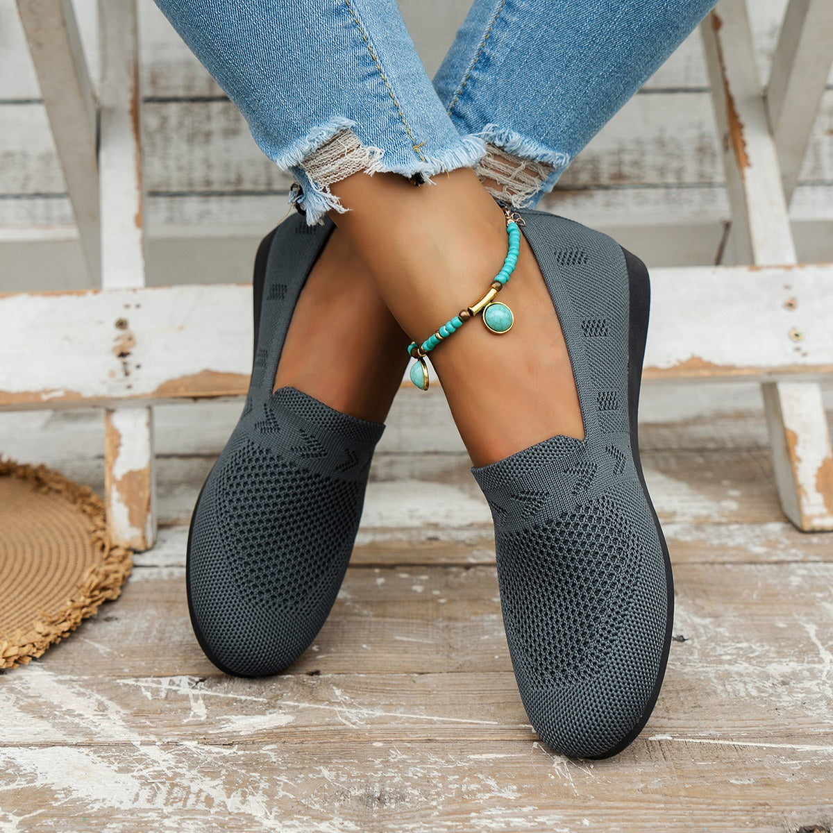 Yuki Damen Bequeme Laufschuhe Atmungsaktives Mesh