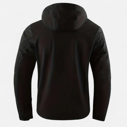 Herren Softshell-Jacke Mit Kapuze Winddicht