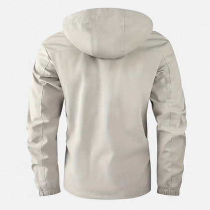 Herren Softshell-Jacke Mit Kapuze Winddicht
