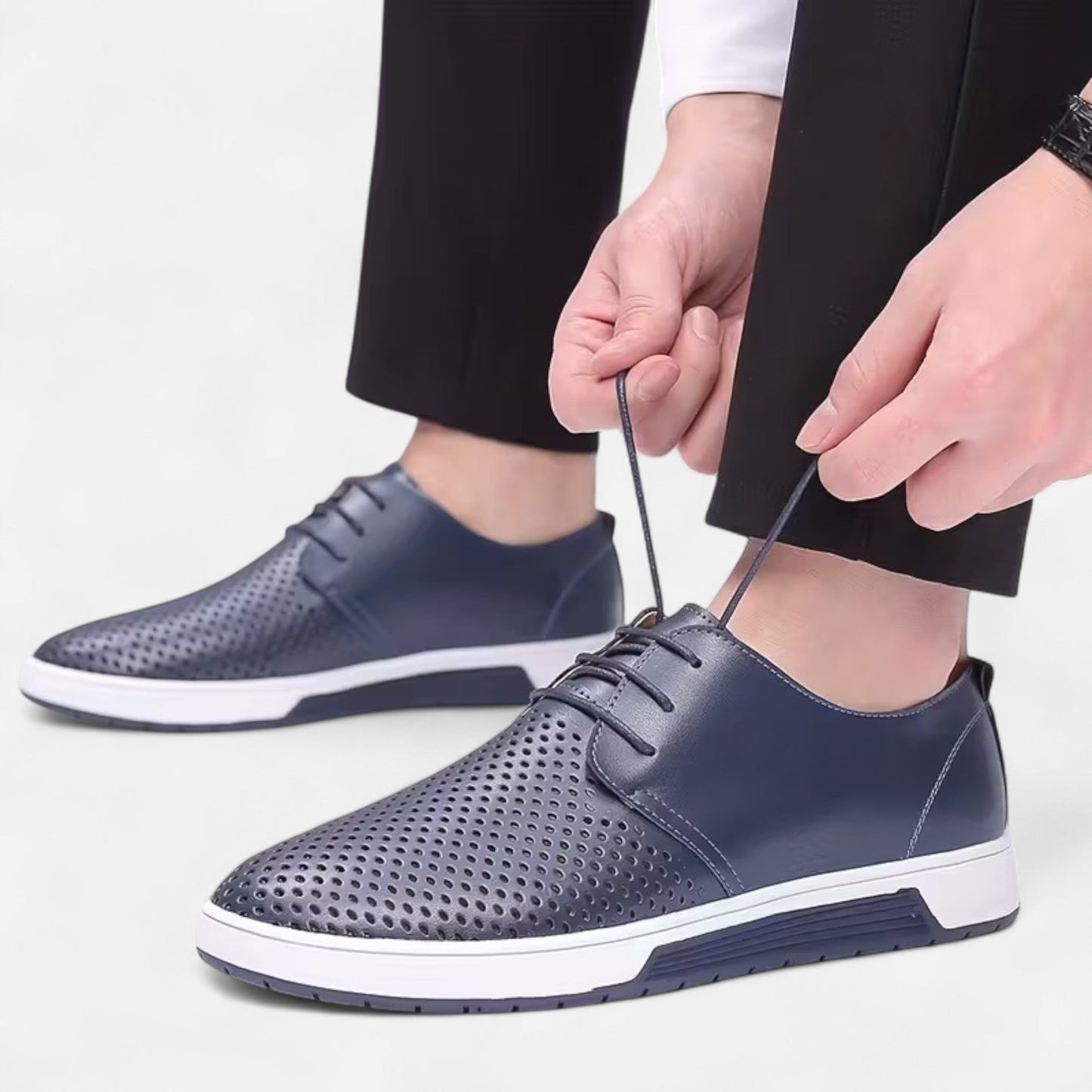 Landon Herren Oxford Schuhe Leder Klassisch