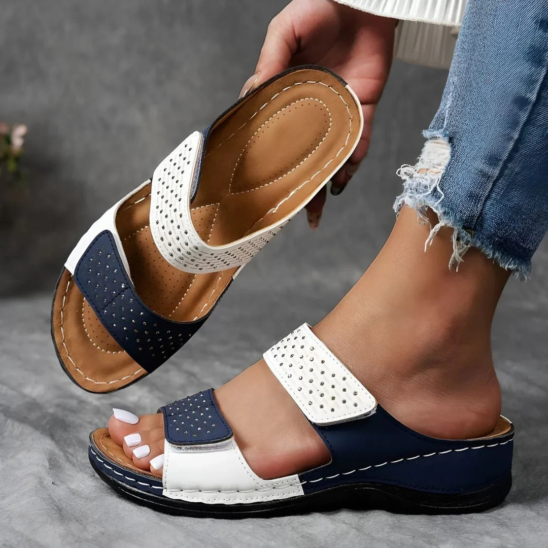 Damen Orthopädische Sandalen Klettverschluss