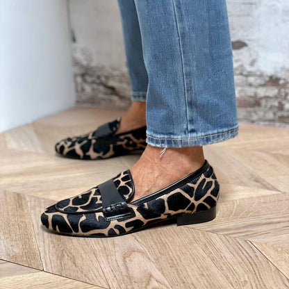 Damen Loafer Detail Leder