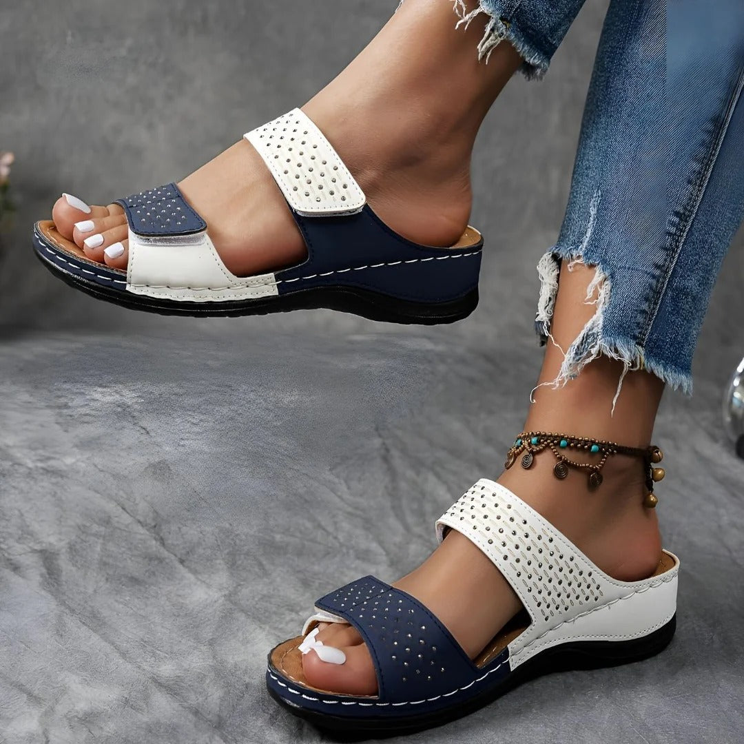 Damen Orthopädische Sandalen Klettverschluss