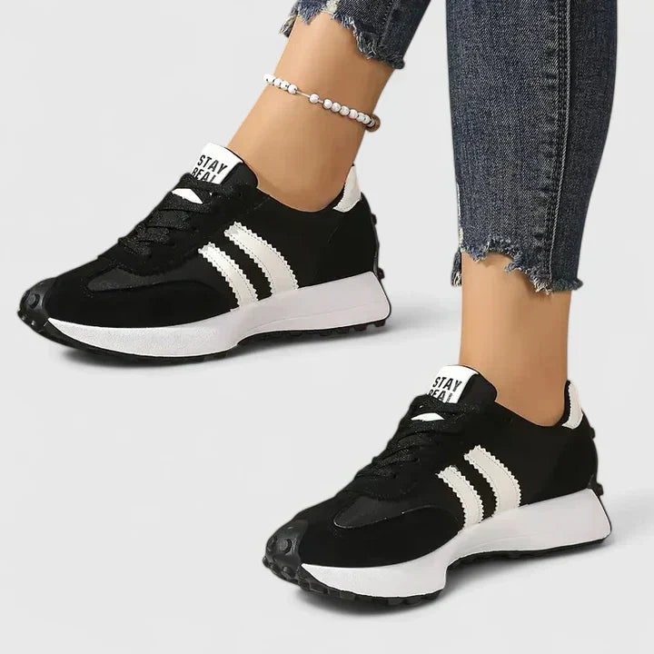 Damen Retro Schnürsneaker Frühling - Norvielle
