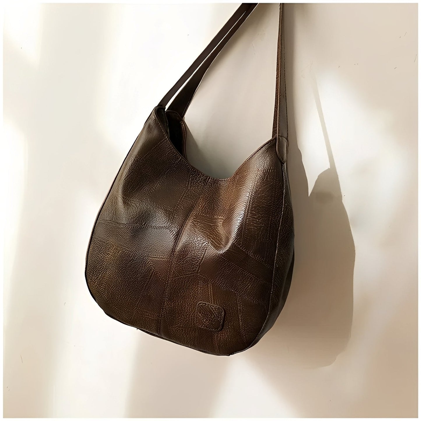Damen Vintage Handtaschen Set Leder