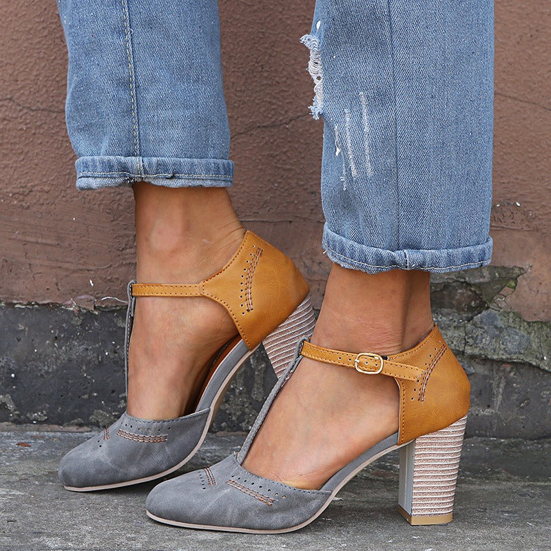 Damen Absatzschuhe Ausgewogene Höhe