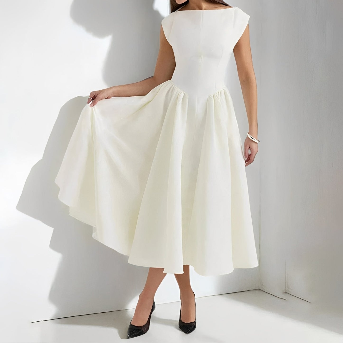 Damen Midikleid Stilvoll - Norvielle