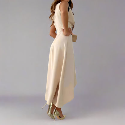 Damen Ärmelloses Midikleid Elegantes Design