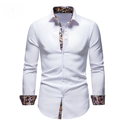 Adrien Herren Langarmhemd Elegant